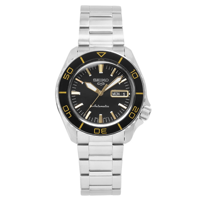 Seiko Men's SRPK99K1 5 Sports Black Dial Automatic