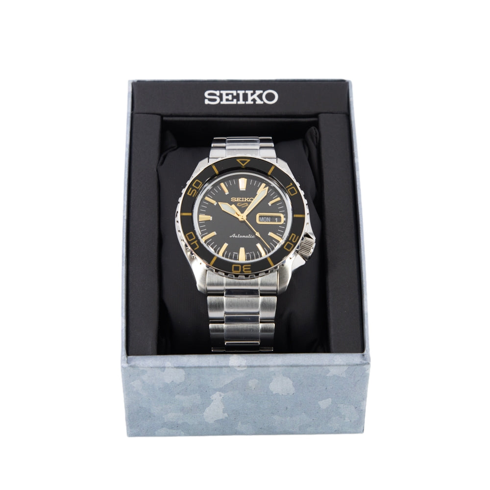 Seiko Men's SRPK99K1 5 Sports Black Dial Automatic