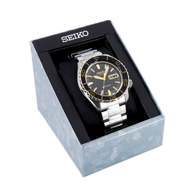 Seiko Men's SRPK99K1 5 Sports Black Dial Automatic