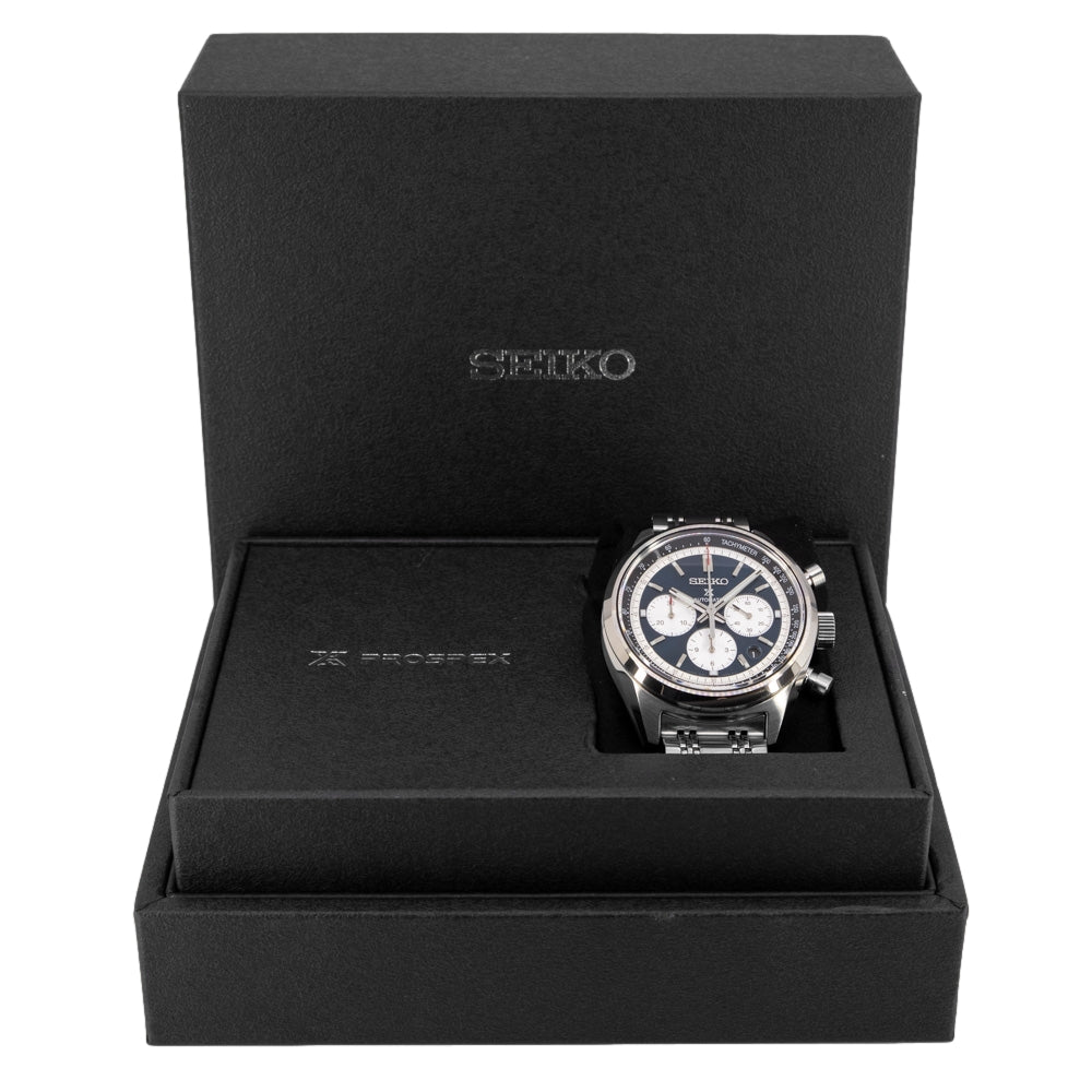 Seiko Men's SRQ051J1 Prospex Speedtimer 42mm Blue Dial Auto