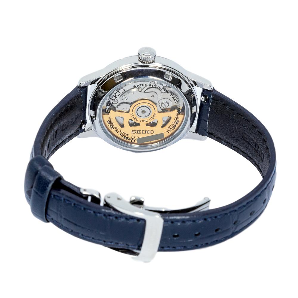 Seiko Unisex SSA405J1 Presage Open Heart Blue Auto