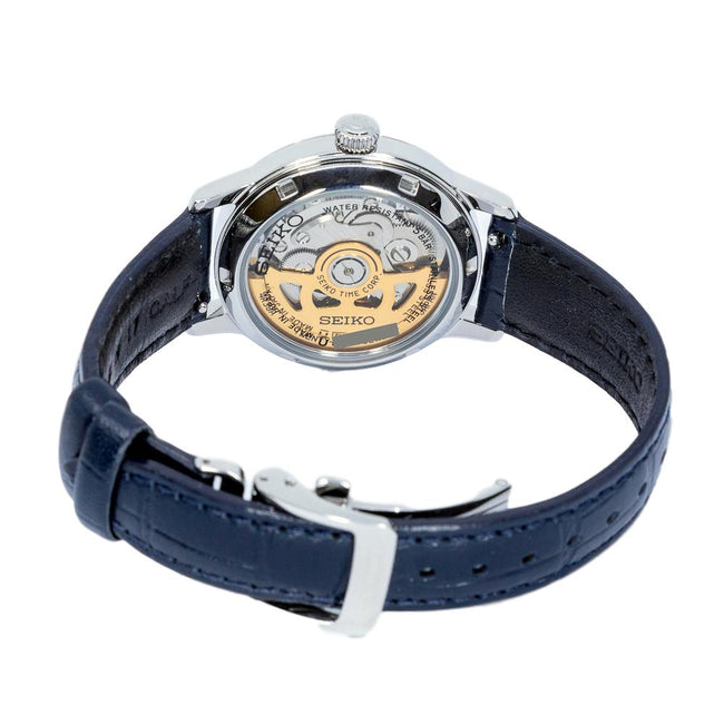 Seiko Unisex SSA405J1 Presage Open Heart Blue Auto