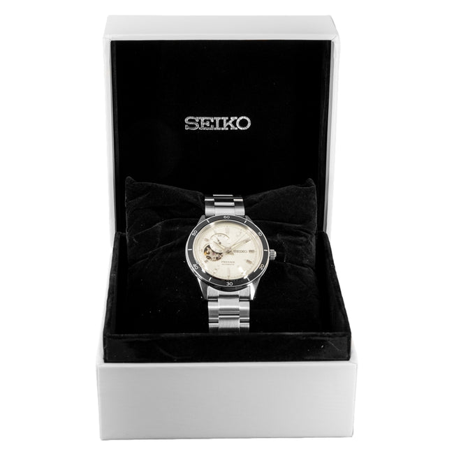 Seiko Men's SSA423J1 Open Balance White Dial Watch