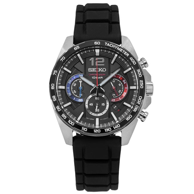 Seiko Men's SSB347P1 Discover More 44mm Quartz Chronograph