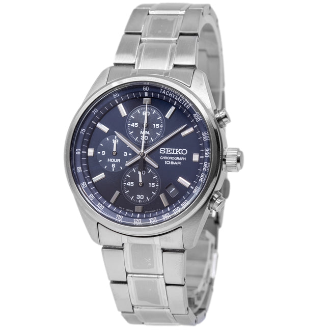 Seiko Men's SSB377P1 Discover More Quartz Chronograph