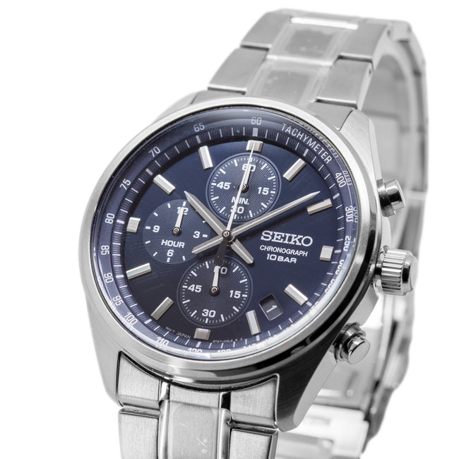 Seiko Men's SSB377P1 Discover More Quartz Chronograph