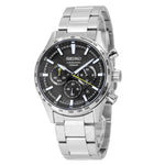 Seiko Men's SSB413P1 Sport Chronograph Black Dial Watch