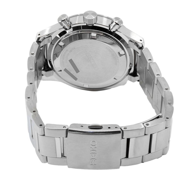 Seiko Men's SSB413P1 Sport Chronograph Black Dial Watch