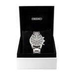 Seiko Men's SSB413P1 Sport Chronograph Black Dial Watch