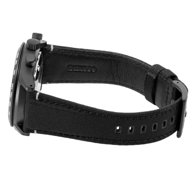 Seiko Men's SSB417P1 Sport Chronograph Black Dial Watch