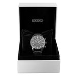 Seiko Men's SSB417P1 Sport Chronograph Black Dial Watch
