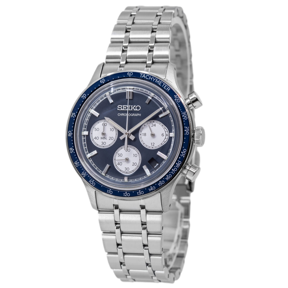 Seiko Men's SSB477P1 Sport 38mm Quartz Chronograph