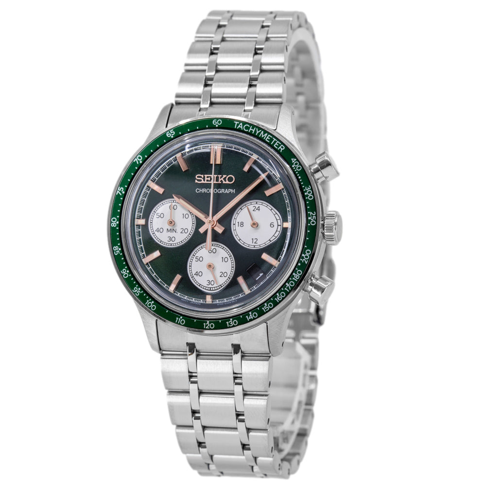 Seiko Men's SSB481P1 Sport 38mm Quartz Chronograph