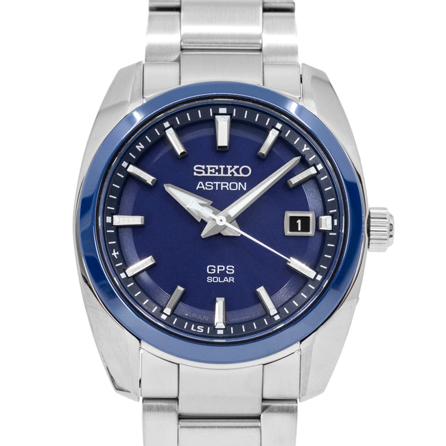 Seiko Men's SSJ003J1 Astron Quartz GPS Solar