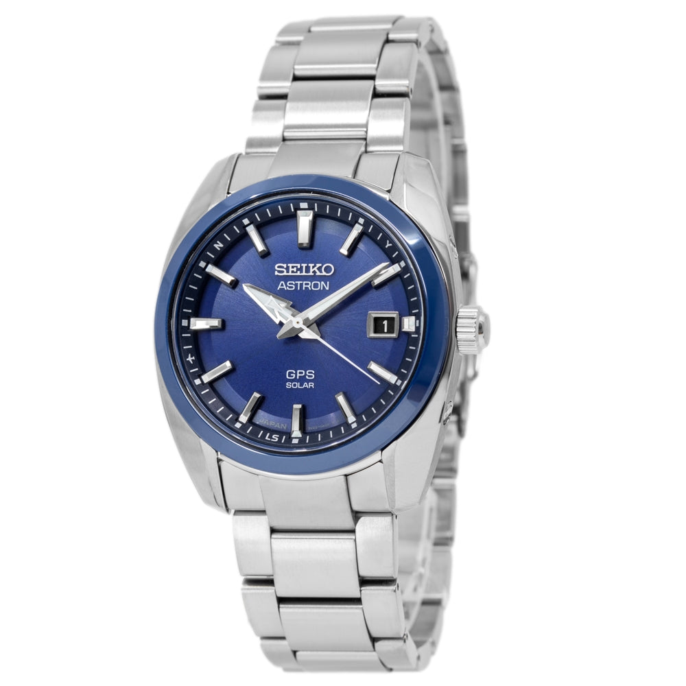 Seiko Men's SSJ003J1 Astron Quartz GPS Solar