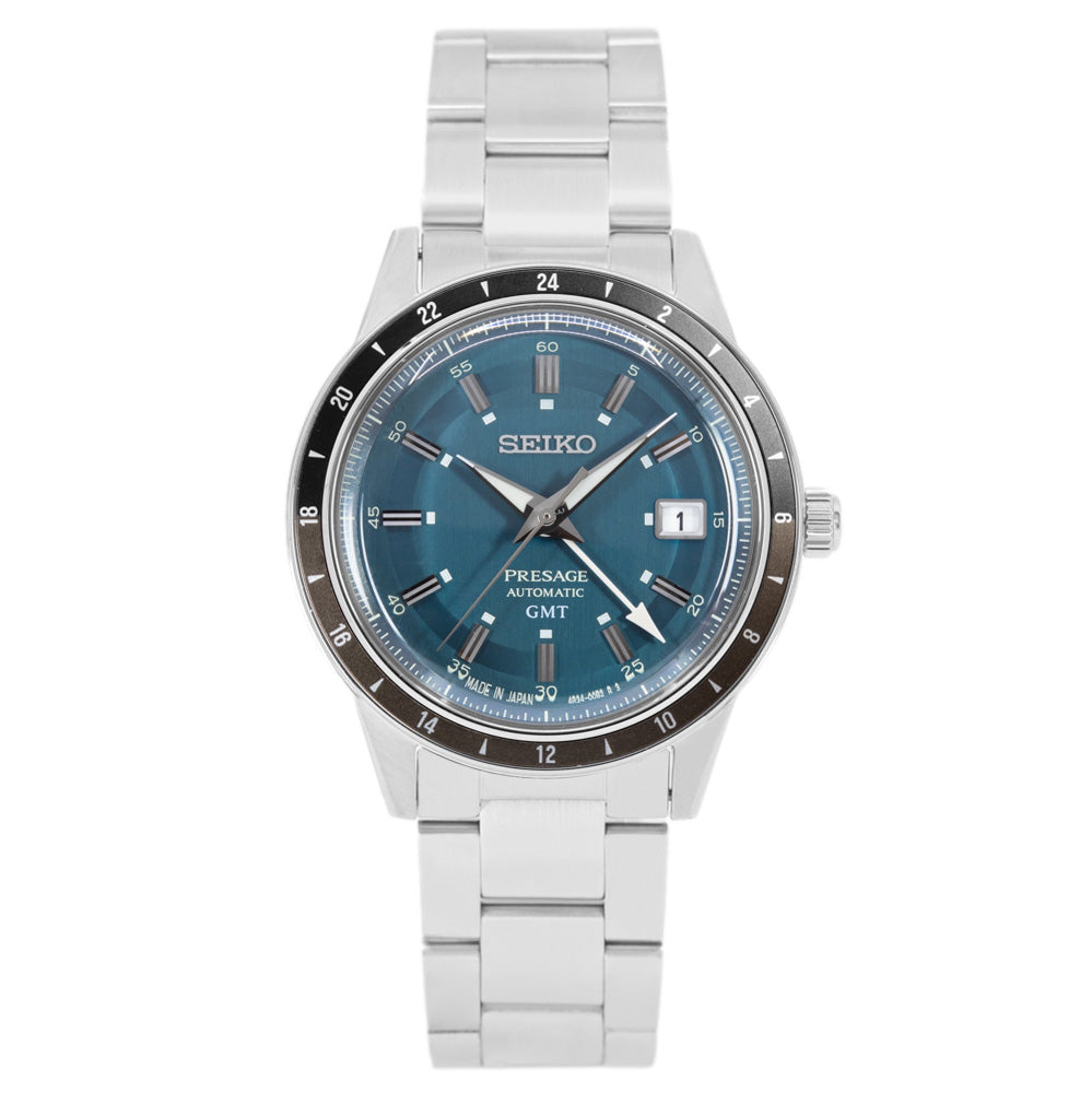 Seiko Men's SSK009J1 Presage Style 60's Auto GMT