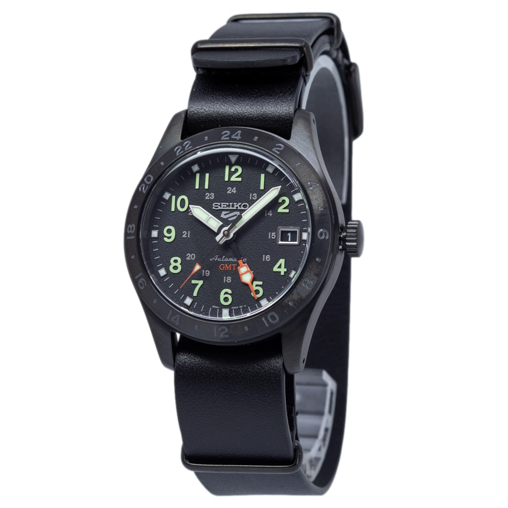 SSK025K1-Men's SSK025K1 Automatic GMT Watch Black Coating