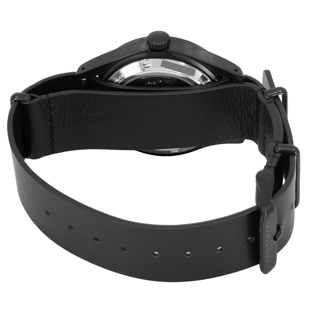 Men's SSK025K1 Automatic GMT Watch Black Coating