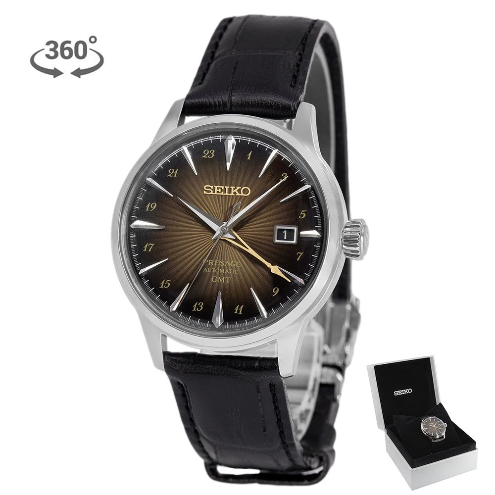 Seiko Men's SSK039J1 Presage Cocktail GMT Auto