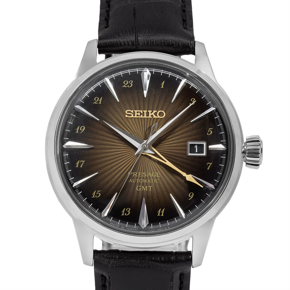 Seiko Men's SSK039J1 Presage Cocktail GMT Auto