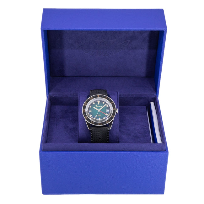 Squale Men's SUB-39GMGR.HT Sub-39 Vintage Green GMT Auto