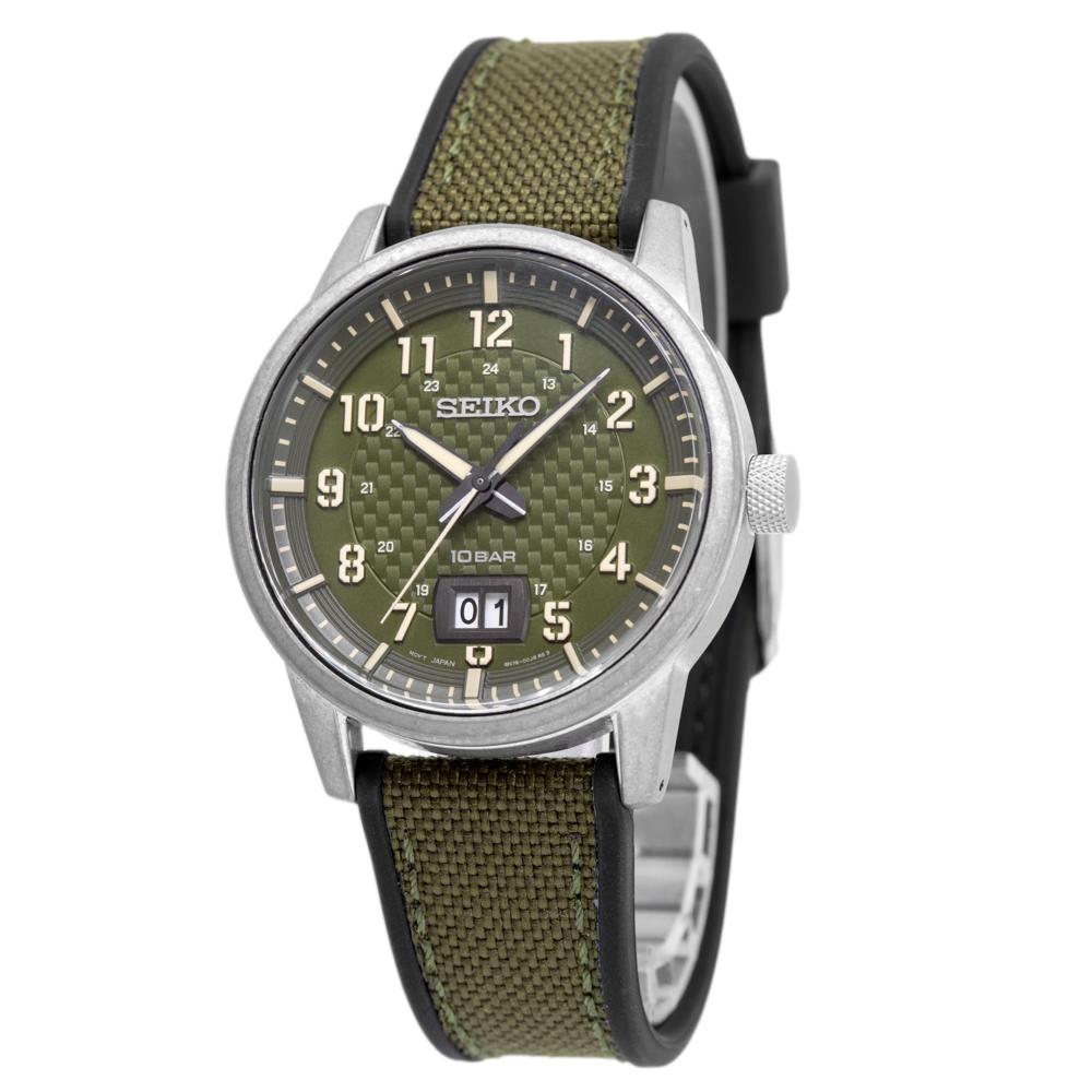 SUR323P1-Seiko Men's SUR323P1 Sport Khaki Green Dial Watch