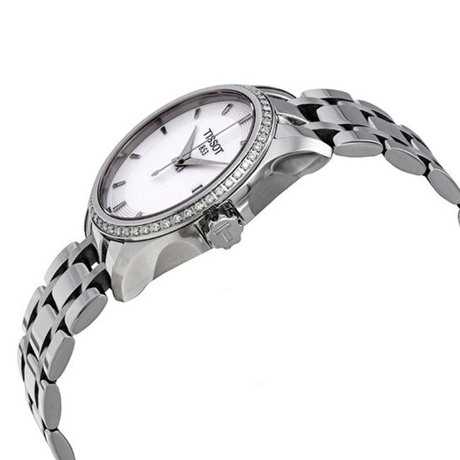 Tissot Ladies T035.210.61.011.00 Couturier White Dial Watch