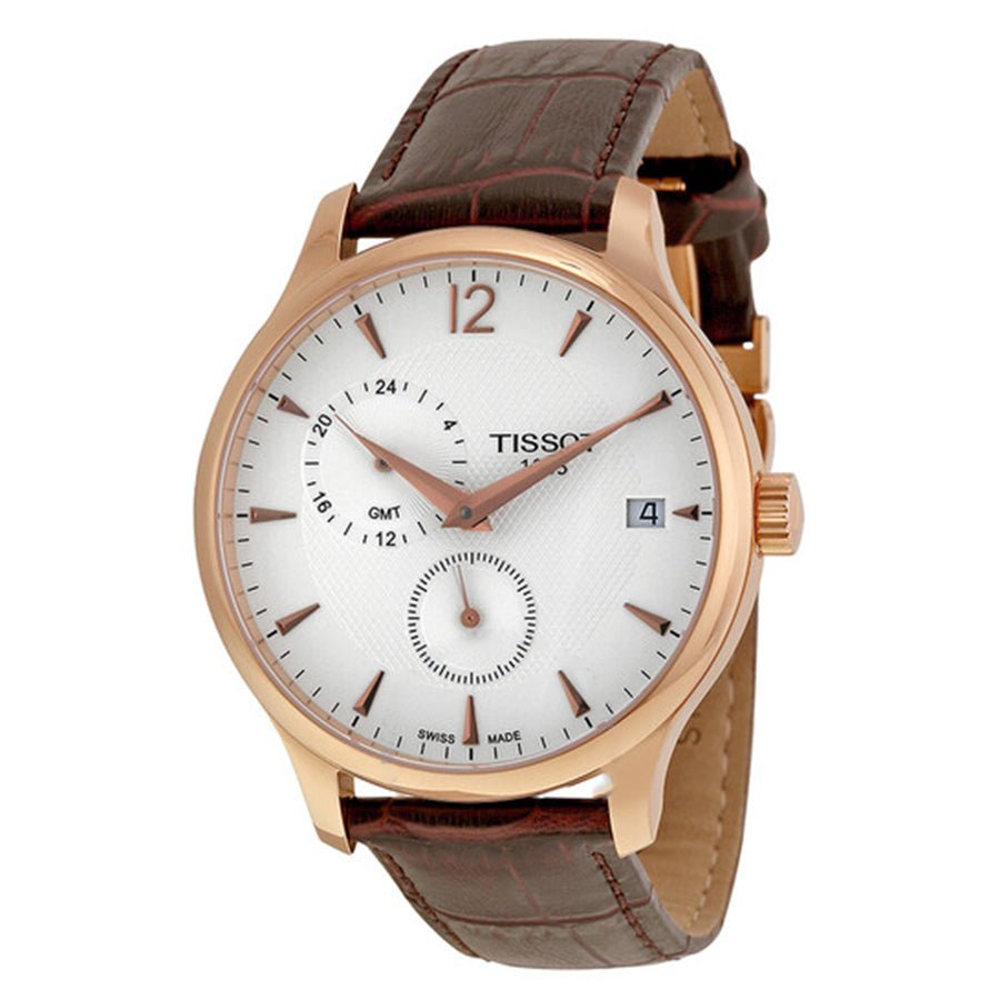 Tissot Men's T063.639.36.037.00 Tradition White Dial Watch