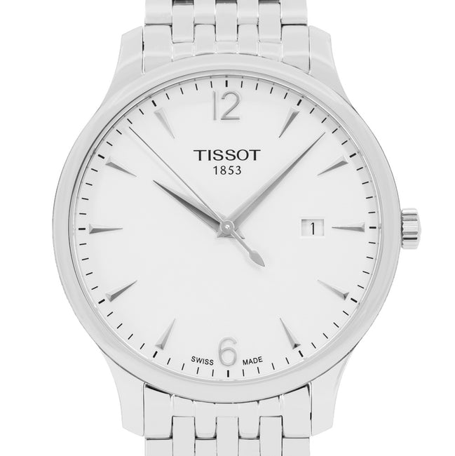 Tissot Men's T063.610.11.037.00 Tradition Silver Dial Quartz