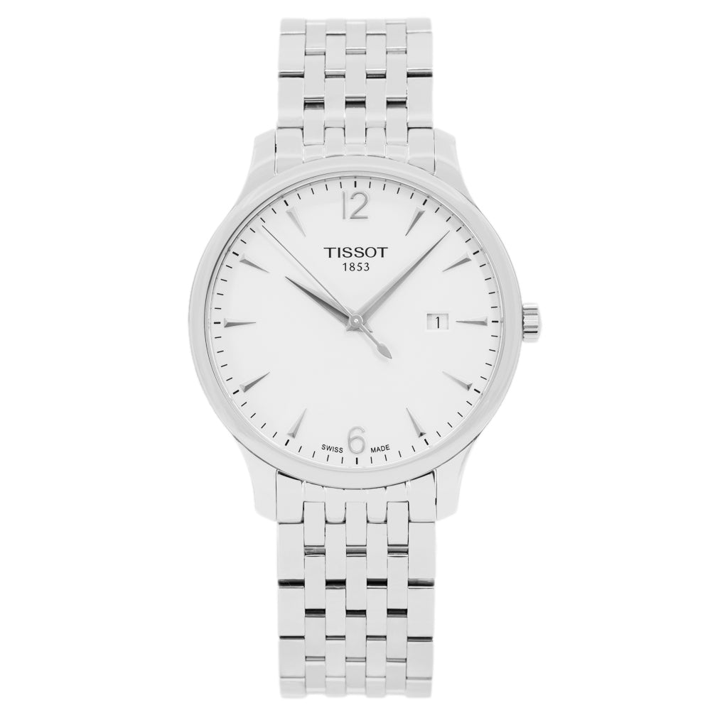 Tissot Men's T063.610.11.037.00 Tradition Silver Dial Quartz