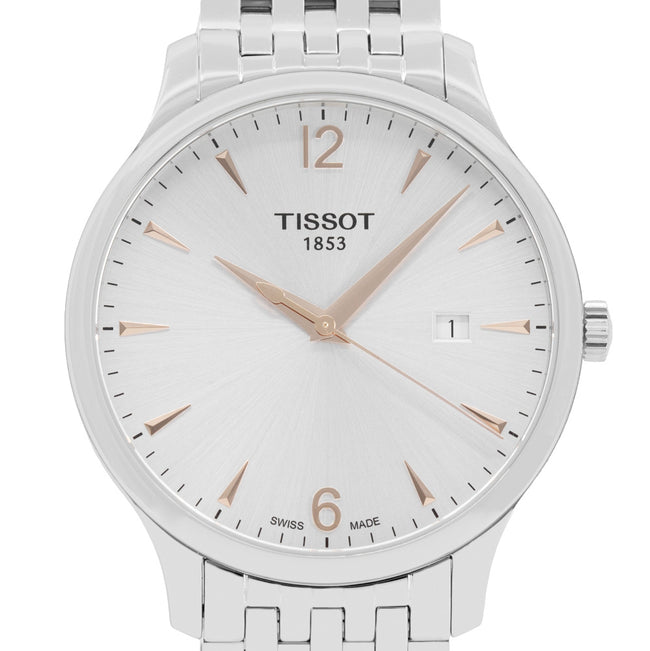 Tissot Men's T063.610.11.037.01 Tradition Silver Dial Quartz