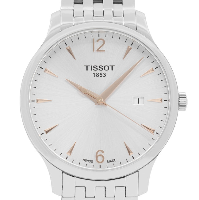 Tissot Men's T063.610.11.037.01 Tradition Silver Dial Quartz