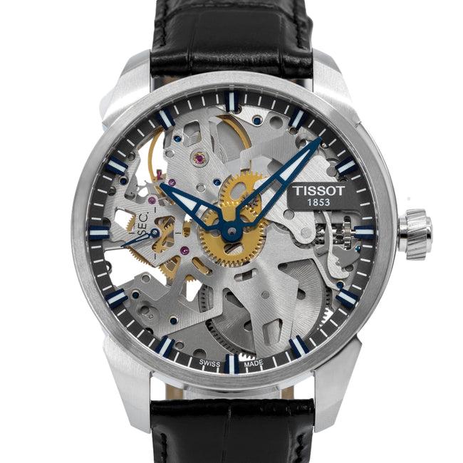 Tissot  T070.405.16.411.00 Squelette Skeleton Dial Watch