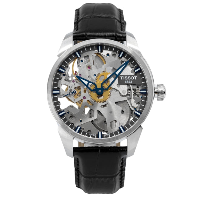 Tissot  T070.405.16.411.00 Squelette Skeleton Dial Watch