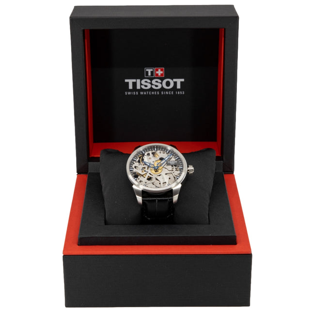 Tissot  T070.405.16.411.00 Squelette Skeleton Dial Watch