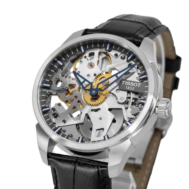 Tissot  T070.405.16.411.00 Squelette Skeleton Dial Watch