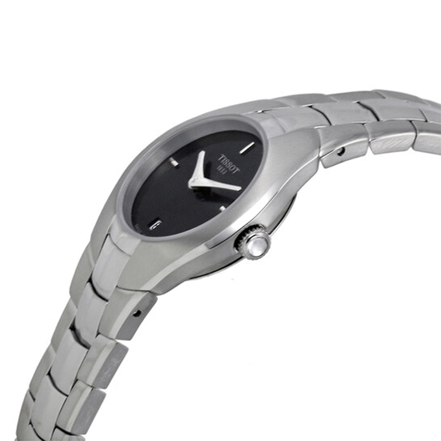 Tissot T096.009.11.121.00 T-Lady Black MOP Dial Watch
