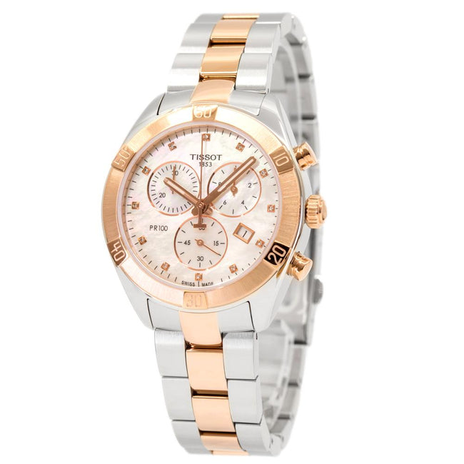 Tissot T101.917.22.116.00 PR 100 Chic Chrono Mop Dial Watch