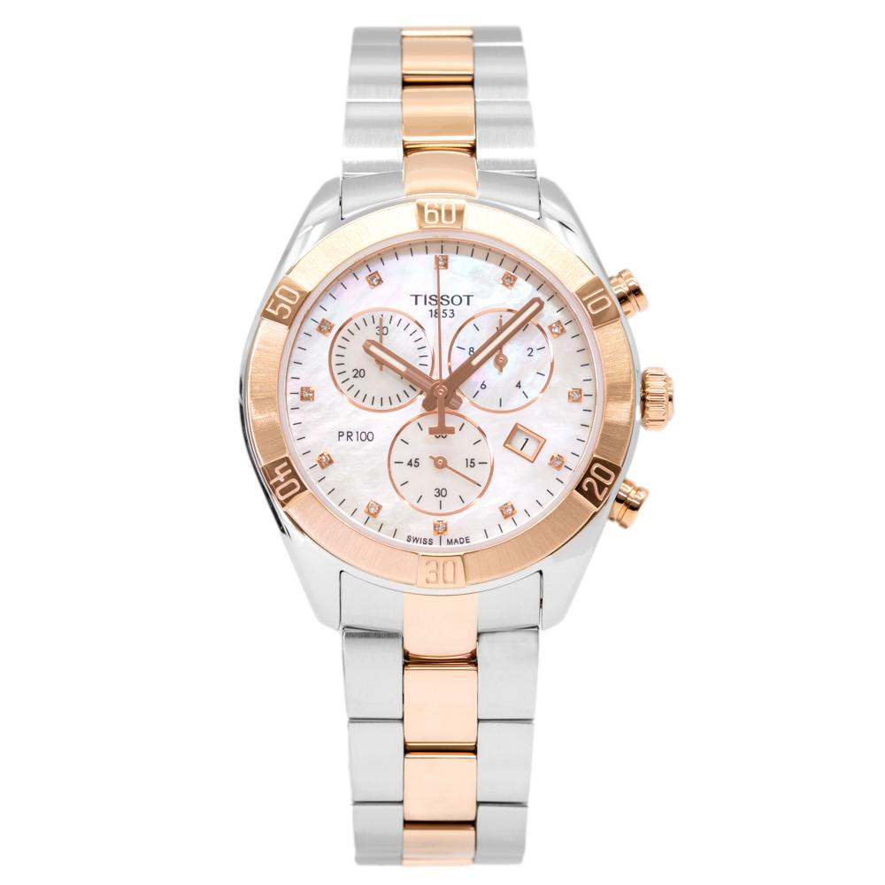 Tissot T101.917.22.116.00 PR 100 Chic Chrono Mop Dial Watch