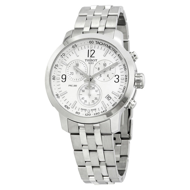 Tissot Men's T114.417.11.037.00 PRC 200 Silver Dial Chrono