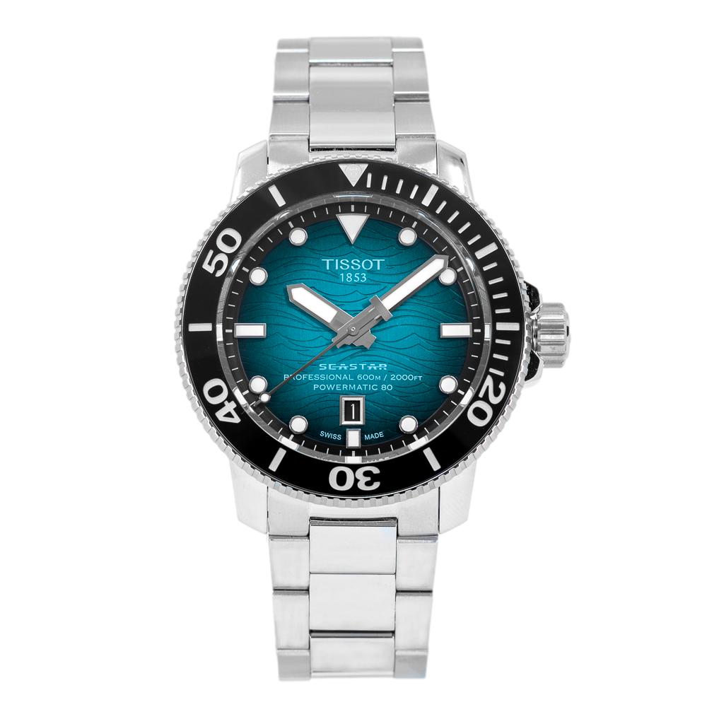 T1206071104100-Tissot Men's T120.607.11.041.00 Seastar 2000 Blue Dial Watch