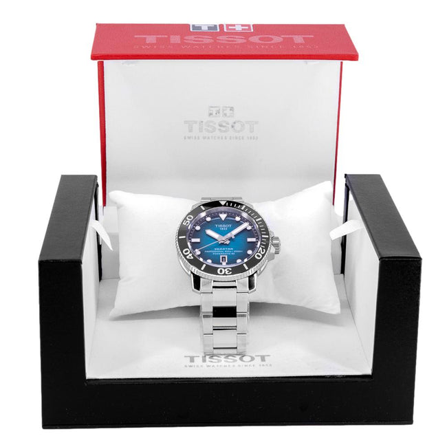 Tissot Men's T120.607.11.041.00 Seastar 2000 Blue Dial Watch