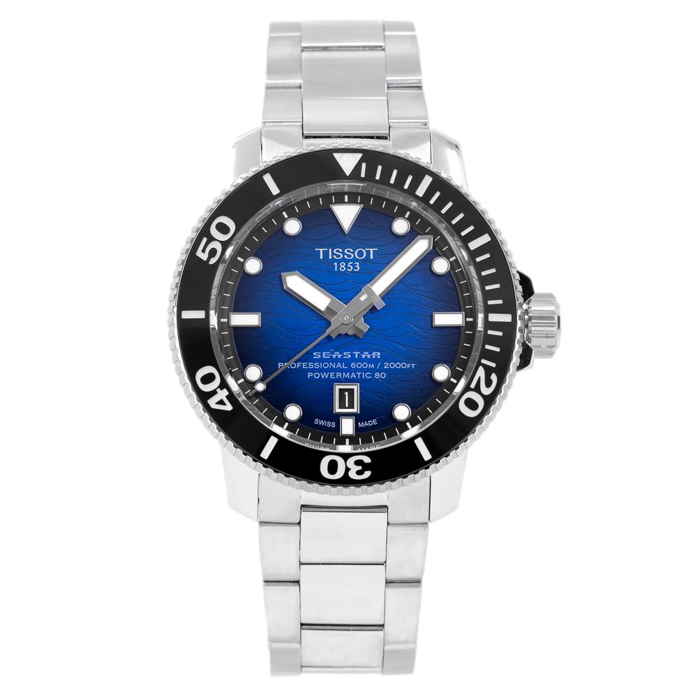 Tissot T120.607.11.041.01 Seastar 2000 Blaues Zifferblatt Uhr