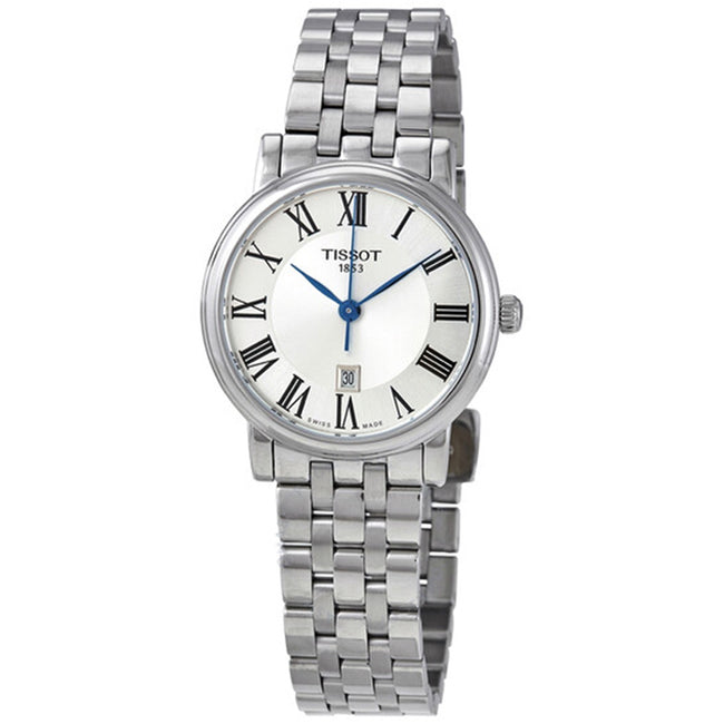 Tissot Damen T122.210.11.033.00 Carson P Silber Zifferblatt Uhr