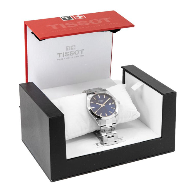 Tissot Herrenuhr T127.410.11.041.00 T-Classic Blaues Zifferblatt
