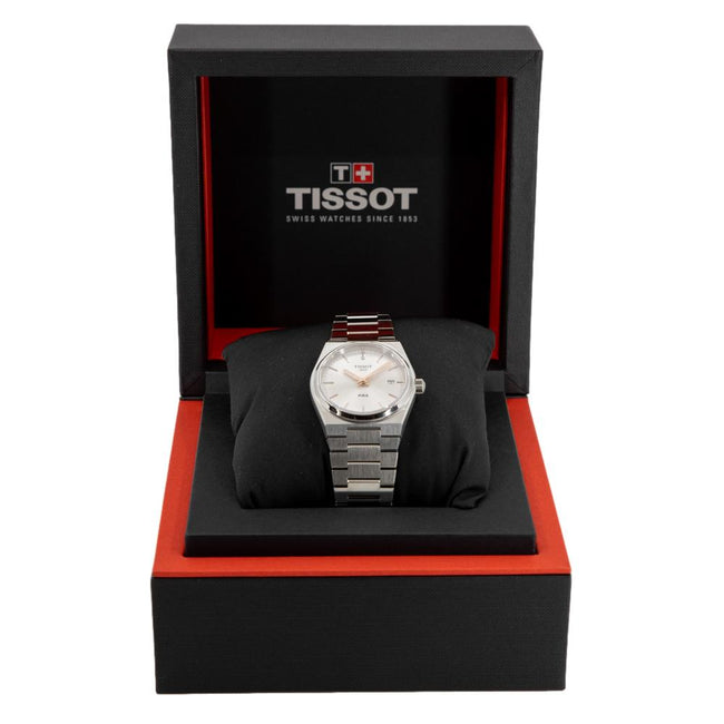 Tissot Ladies T137.210.11.031.00 PRX 35mm Silver Dial Watch