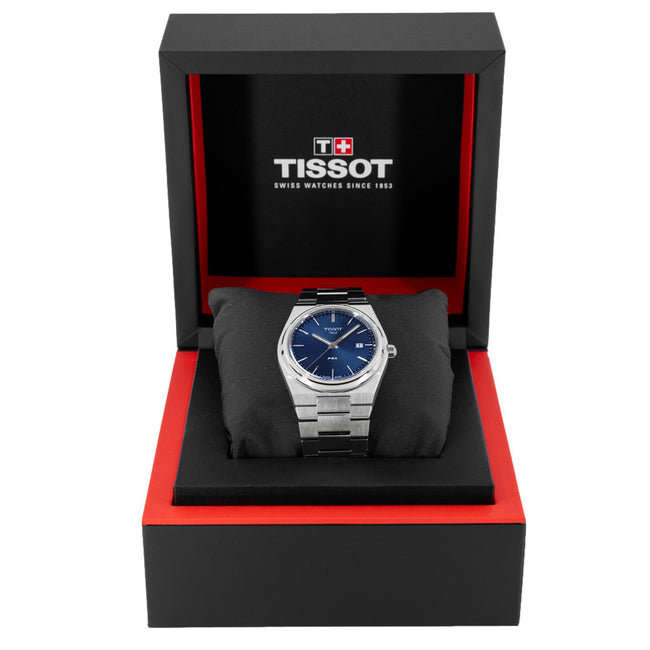 Tissot Men T137.410.11.041.00 PRX Blue Dial Watch