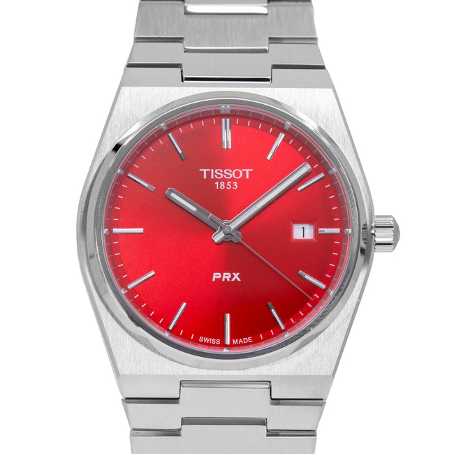 Tissot Men's T137.410.11.421.00 PRX 40mm Red Dial Quartz