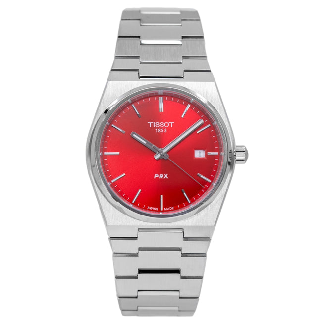 Tissot Men's T137.410.11.421.00 PRX 40mm Red Dial Quartz