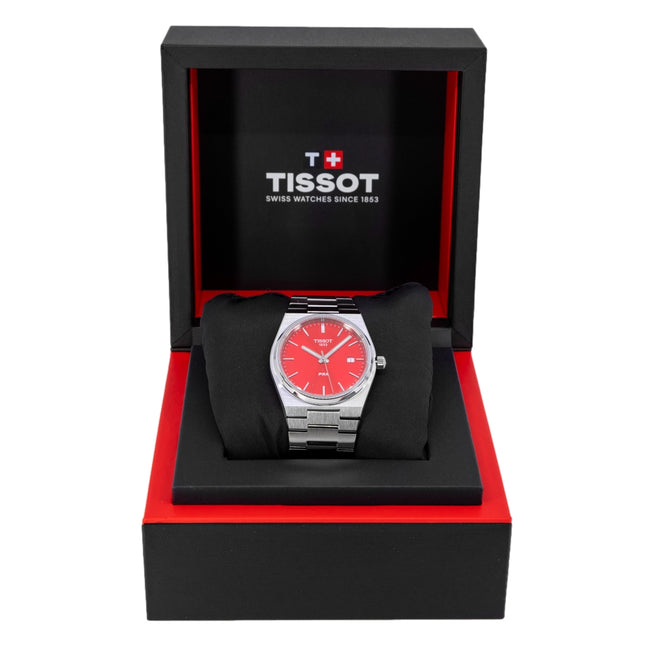 Tissot Men's T137.410.11.421.00 PRX 40mm Red Dial Quartz